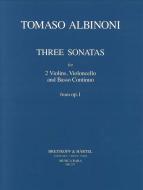 3 Sonaten aus 'Sonate à tre op. 1': Nr. 1-3 