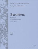 Romanzen G-Dur op. 40 und F-dur op. 50 für Violine und Orchester 