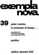 In processo di tempo ... 