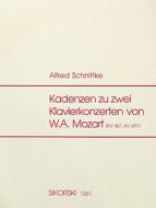 Kadenzen zu 2 Klavierkonzerten von W a Mozart 