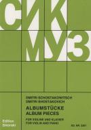 Albumstücke für Violine und Klavier 