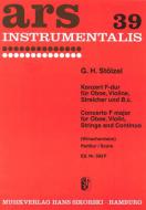 Konzert für Oboe, Violine, Streicher und Bc 