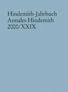 Hindemith-Jahrbuch - Annales Hindemith 2000 