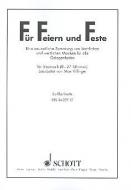 Für Feiern und Feste Standard