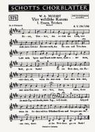 4 weltliche Kanons Standard