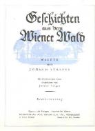 Geschichten aus dem Wiener Wald op.325 