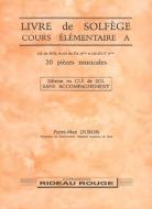 Livre De Solfège: Cours Élémentaire A 