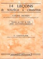 14 Leçons Solfège à Chanter: Cours Moyen 