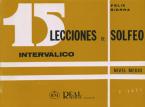 15 Lecciones de Solfeo Interválico, Nivel Medio 