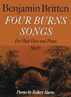 Four Burns Songs op. 92 