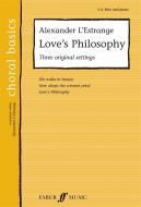 Love's Philosophy (three orinal settings) 