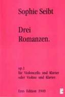 Drei Romanzen (Violoncello/Violine, Klavier) 