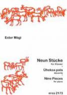 Neun Stücke für Klavier 