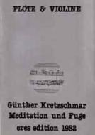 Meditation und Fuge (Flöte, Violine) 