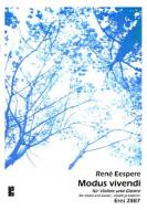 Modus vivendi (Violine, Gitarre) 