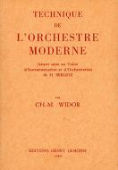 Technique de l'orchestre moderne 