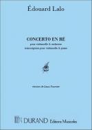 Concerto En Re pour Violoncelle Avec Accompagneme 