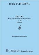 Menuet Quatuor Nr.1 Piano 
