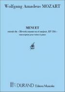 Menuet/divertissement Vl 