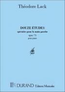 12 Etudes Main Gauche Piano 