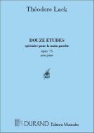 12 Etudes Main Gauche Piano 
