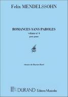 Romances Sans Paroles V4 Piano (29 A 38) (Revision R 