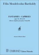 Oeuvres Completes, Vol. III Fantaisies 