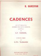 Kadenzen zu Konzerten h-Moll v. Händel u. G-Dur v. Telemann 