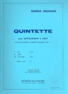 Quintette a Vent Op. 443 Materiel (Fl/Hs/Cl/Fg/Cor 