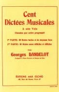100 Dictées Musicales à une voix Vol. I 