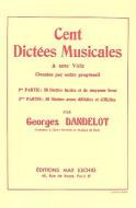 100 Dictées Musicales à une voix Vol. I 