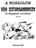 4 Zeitungsannoncen op. 21 