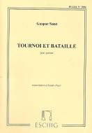 Tournooi et Bataille, Pour Guitare, Transcription 