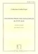 Chansons Profanes Espagnoles Du Xvii Siecle Premie 