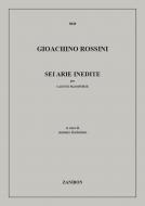 Sei Arie Inedite, Per Canto e Pianoforte A Cura Di 
