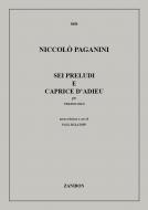 6 Preludi e Caprice d'adieu 