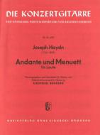 Andante und Menuett für Laute 