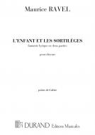 L'enfant et Les Sortileges Fantaisie Lyrique Ed De 