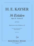 36 Etüden op. 20 