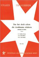 Das hat doch schon die Großmama erfahren 