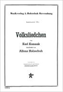 Volksliedchen 