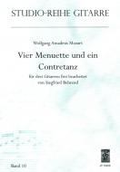 Vier Menuetten und ein Contretanz 