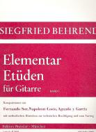 Elementar-Etüden für Gitarre 1 