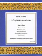 Fünf Kompositionen für Gitarre-Solo 