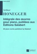Integrale Des Oeuvres Piano Salabert Piano 