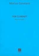 For Clarinet Clarinette Seule 