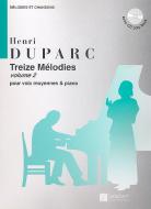 Treize Melodies, Vol. 2 pour Voix Moyennes et P 