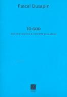 To God Sop. Voix ou Clar/sax-Sop Pt 
