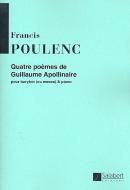 Quatre Poemes de Guillaume Apollinaire pour Baryt 
