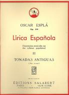 Lirica Espanola Nr.2 Tonadas Antiguas 